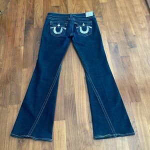 True Religion Silver Sequin Beck Jeans-Size 31